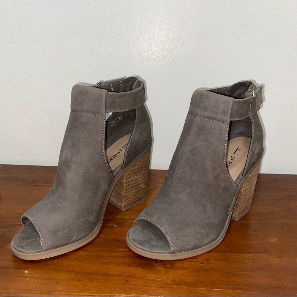 Call It Spring- Open Toe Booties - image 3